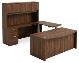 Rectangular Desk with Drawers