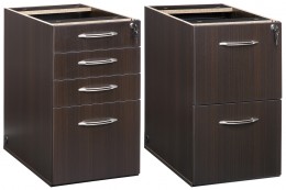 Pair of 2 & 4 Drawer Pedestals for Aberdeen Credenzas
