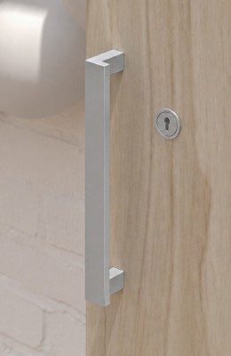 Set of 4 Silver Locker Handles with Key Locks