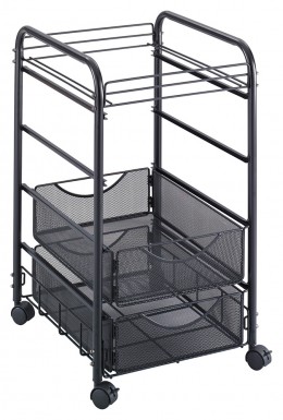 Open Top Rolling File with Drawers