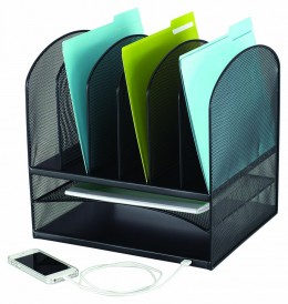 Desk Organizer with Power
