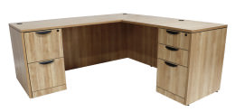Contemporary L Shaped Desk - PL Laminate