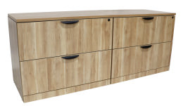 Double Lateral Filing Cabinet Credenza - PL Laminate Series