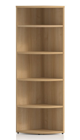 Curved Corner Bookcase - Concept 400E Series