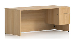 Rectangular Desk with Drawers - Concept 400E Series