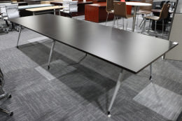 12 FT Rectangular Conference Table with Dark Walnut Finish