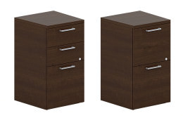 Pair of 2 & 3 Drawer Pedestals for Concept 300 Desks - Concept 300