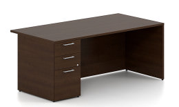 Rectangular Desk with Drawers - Concept 300 Series