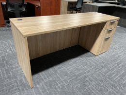 Aspen Rectangular Desk with Drawers