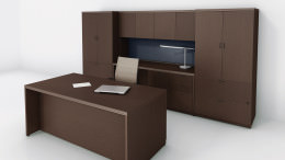 Executive Desk with Storage - Concept 70 Series