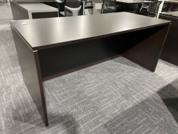 Espresso Rectangular Desk Shell