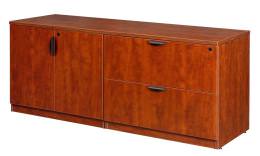 Combo Lateral File Storage Cabinet Credenza - PL Laminate Series