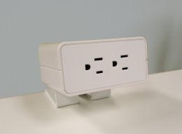Edge Clamp Desk Power Outlet