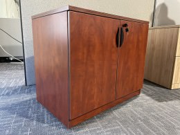 Small Cherry Storage Cabinet