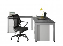 L Shaped Home Office Desk - Elements