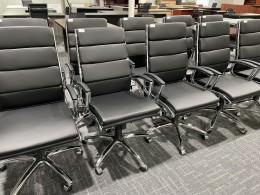 Black Conference Room Chairs - 7 Available