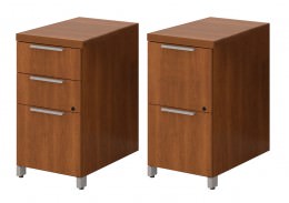 Pair of 2 & 3 Drawer Pedestal for Quad Series Desks - Quad
