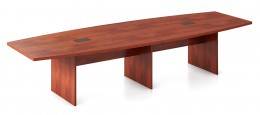  Boat Shaped Conference Table - PL Laminate Series