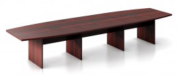 Boat Shaped Conference Table - PL Laminate