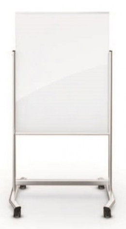 Mobile Magnetic Glass Dry Erase Whiteboard - Artisan Series