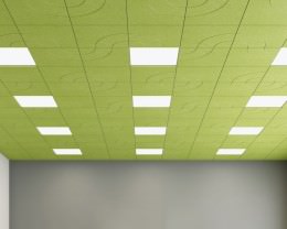 Sound Absorbent Acoustic Ceiling Tiles - 8 Pack - EchoDeco Series