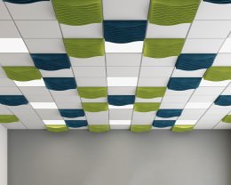 3D Sound Absorbent Acoustic Ceiling Tiles - EchoDeco