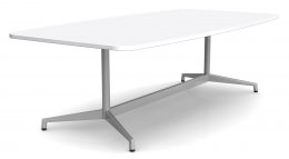 Boat Shaped Conference Table with Radius Corners - Seville