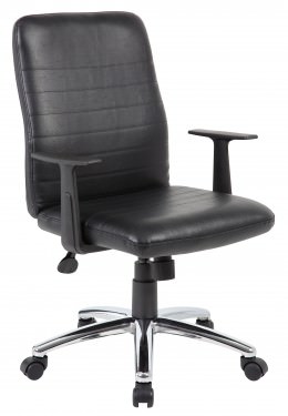 Mid Back Office Chair with Arms