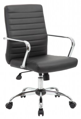 Mid Back Conference Chair with Arms - CaressoftPlus