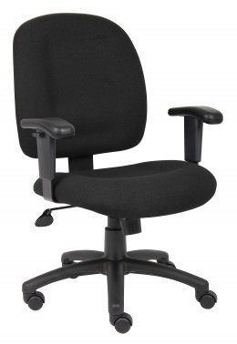 Mid Back Office Chair with Arms - 