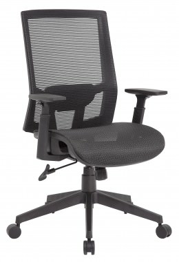 Mesh Office Chair with Lumbar Support - 