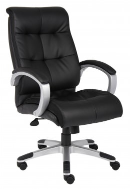 Leather Executive High Back Chair - LeatherPlus
