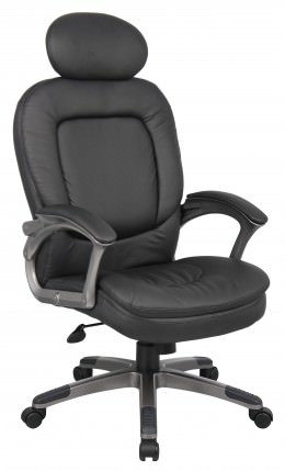 Mid Back Executive Chair with Headrest - CaressoftPlus