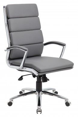 Vinyl High Back Conference Room Chair - CaressoftPlus Series