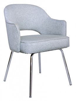 Guest Chair in Grey Linen