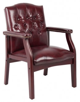 Upholstered Tufted Guest Chair - 
