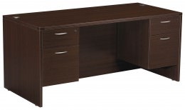 Rectangular Desk with Drawers - Napa Series