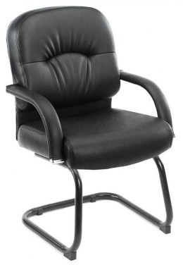 Midback Black Guest Chair