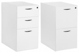 Pair of 2 & 3 Drawer Pedestals for Office Star Desks - Napa Series