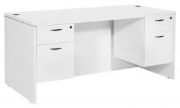 Rectangular Desk with Drawers - Napa
