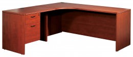 L Shaped Desk with Drawers - Napa Series
