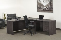 L Shaped Desk with Drawers - Napa Series