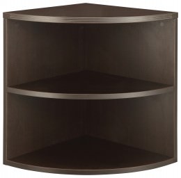 Curved Corner Bookcase - Napa
