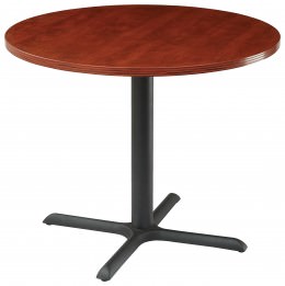 Round Table with Metal Base - Napa Series