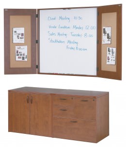 Conference Room Storage and Presentation Board Set - Napa Series