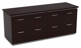 Double Lateral Filing Cabinet Credenza - Tuxedo Series
