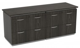Double Lateral Filing Cabinet Credenza - Tuxedo Series