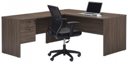 L Shaped Desk with Drawers - Lodi
