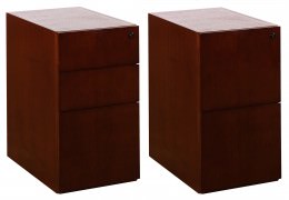 Pair of 2 & 3 Drawer Pedestals for Office Star Desks - Sonoma