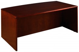 Bow Front Desk Shell - Sonoma Series